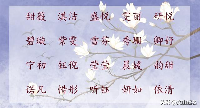 给女儿取名字,给女儿取名字大全免费？