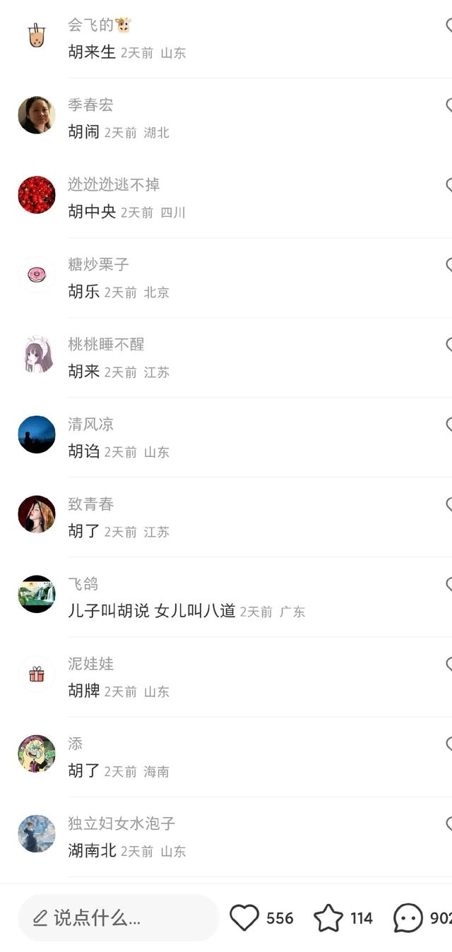 父母都姓胡，宝宝起什么名，这届网友都是懂起名的，要被笑死了