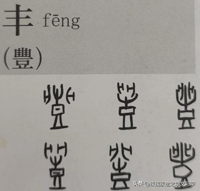 丰字笔顺？丰字笔顺笔画！